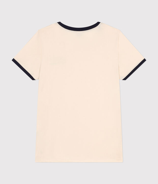 Tee-shirt Le Droit Paris en coton femme &eacute;cru