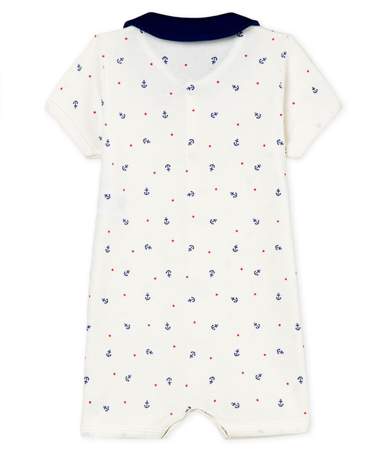 Combicourt b&eacute;b&eacute; gar&ccedil;on en c&ocirc;te blanc/multicouleur