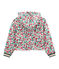 Sweatshirt enfant fille gris BELUGA/blanc MULTICO