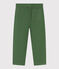Pantalon enfant en coton vert PALMERAIE