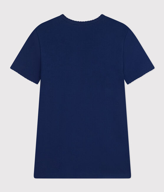 Tee-shirt L'ICONIQUE cocotte en coton Femme bleu MEDIEVAL