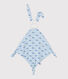 Doudou bébé en coton imprimé