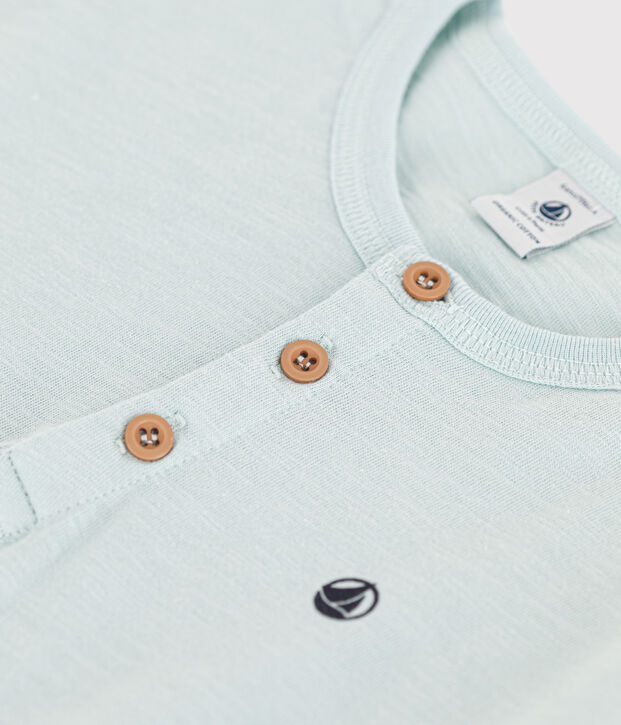 Tee-shirt manches courtes en coton enfant gar&ccedil;on vert