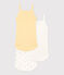 Lot de 3 bodies bretelles palmiers en coton variante 1