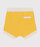 Short en molleton l&eacute;ger b&eacute;b&eacute; jaune
