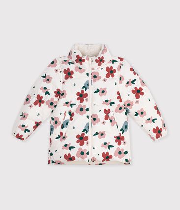 Doudoune enfant à fleurs