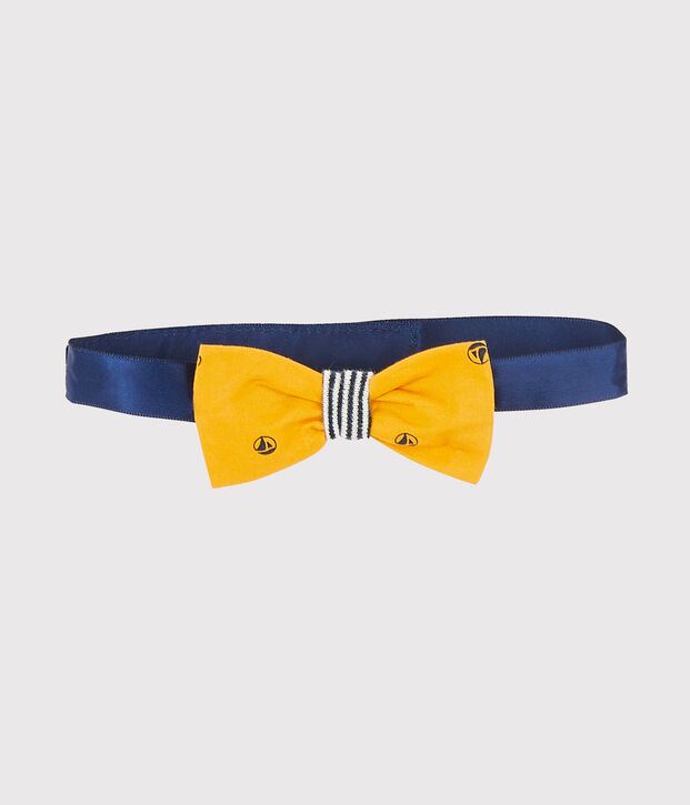 N&oelig;ud papillon enfant gar&ccedil;on jaune