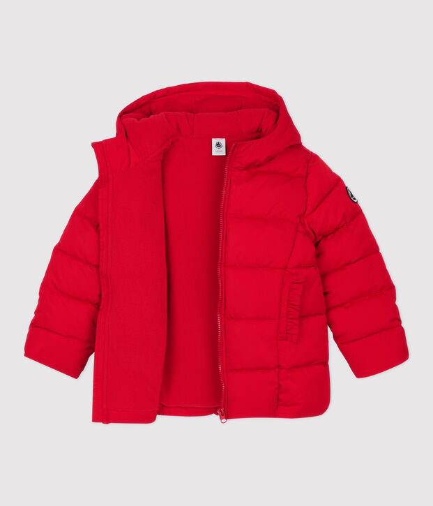 Doudoune enfant fille rouge