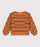 Sweatshirt en bouclette éponge enfant fille / garçon ECUREUIL/ SMOKING