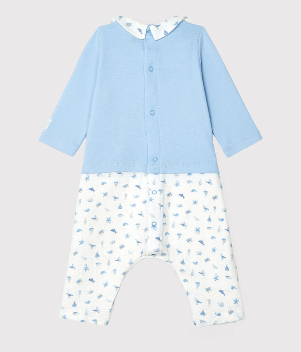 Combinaison longue b&eacute;b&eacute; gar&ccedil;on bleu/multicouleur