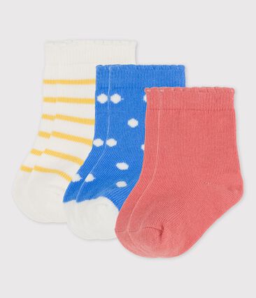 PETIT BATEAU - Lot de 3 paires de chaussettes bébé