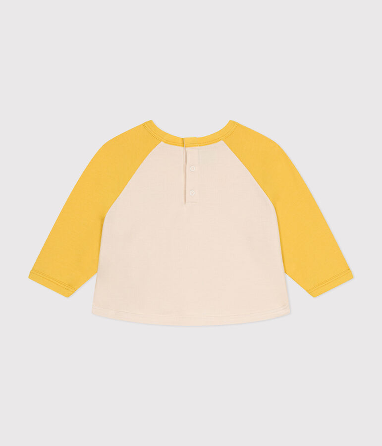 Sweatshirt en molleton l&eacute;ger b&eacute;b&eacute; jaune AVALANCHE/ NECTAR