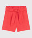 Short en lin enfant fille