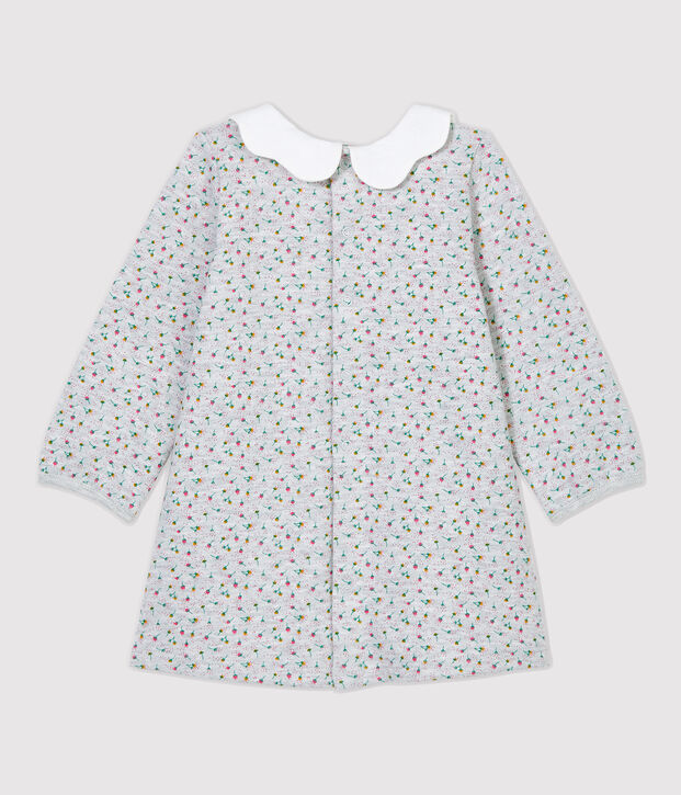 Robe en molleton b&eacute;b&eacute;. gris/multicouleur