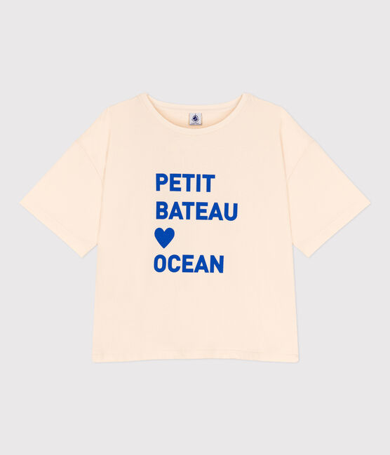T-shirt LE BOXY large en coton Femme écru AVALANCHE
