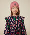 Robe manches longues en flanelle enfant fille bleu SMOKING/blanc MULTICO