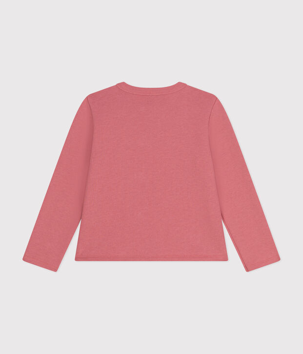 Cardigan en molleton enfant fille rose