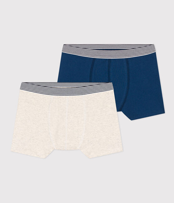 Lot de 2 boxers en coton et élasthanne garçon variante 1