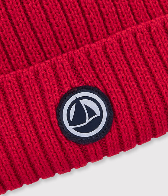 Bonnet enfant garçon-fille rouge TERKUIT