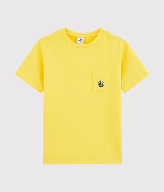 Tee-shirt enfant garcon jaune JAUNE