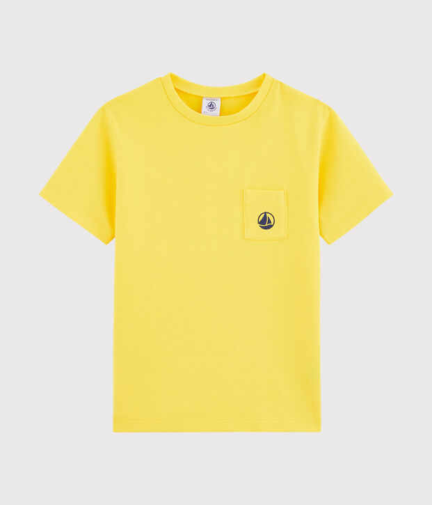 Tee-shirt enfant garcon jaune