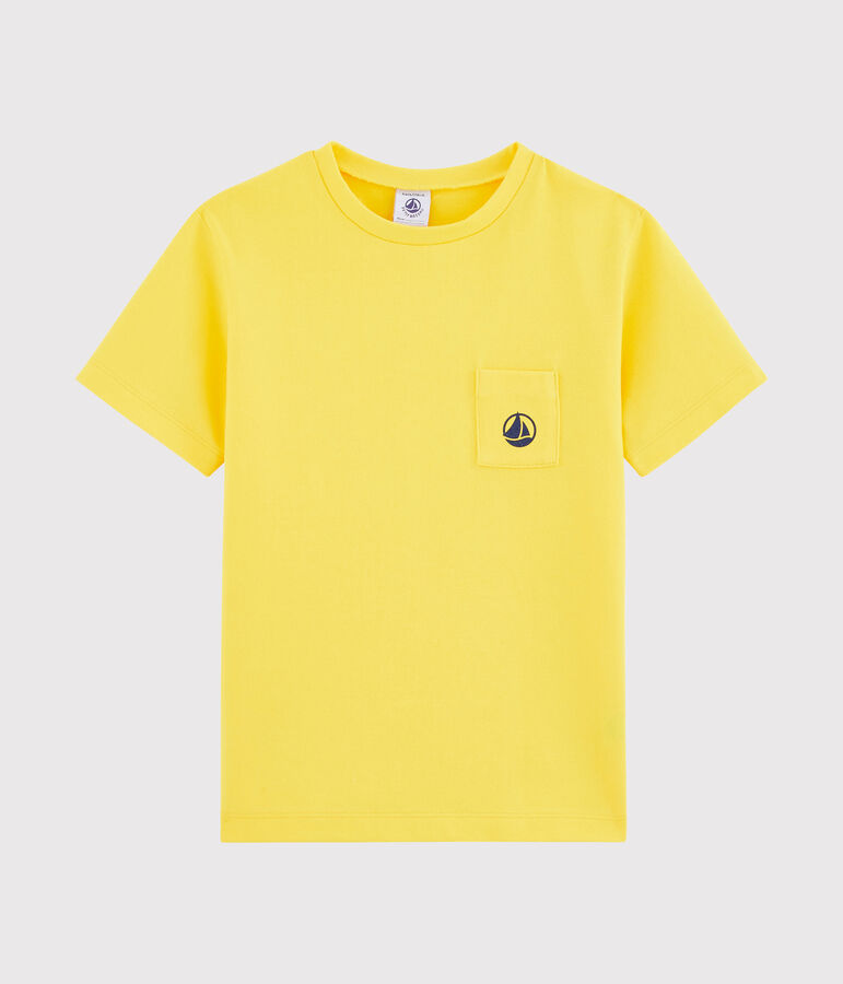 Tee-shirt enfant garcon jaune
