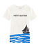 Tee shirt manches courtes blanc MARSHMALLOW