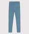 Legging en jersey élasthanne enfant fille bleu ROVER