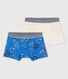 Lot de 2 boxers petit garçon bandana en coton biologique