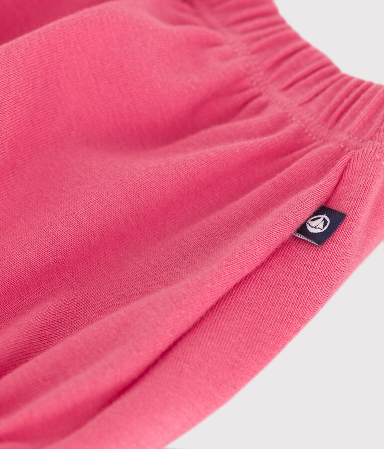 Bloomer b&eacute;b&eacute; en coton uni rose