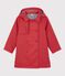 Trench à capuche enfant fille rouge TERKUIT