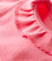 Body bébé fille à collerette rose CUPCAKE
