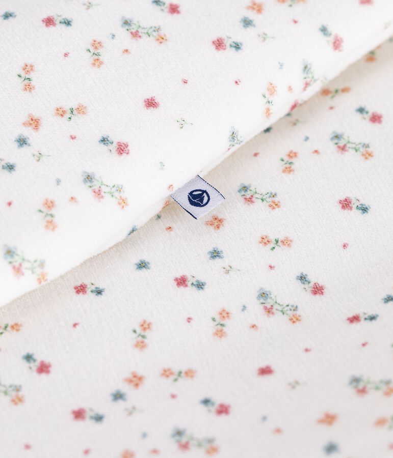 Gigoteuse b&eacute;b&eacute; en velours imprim&eacute; fleuri TOG 3 blanc/multicouleur