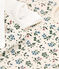 Ensemble 3 pièces bébé en coton imprimé fleuri blanc AVALANCHE/ MULTICO