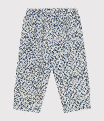 Pantalon en gaze de coton imprimée bébé