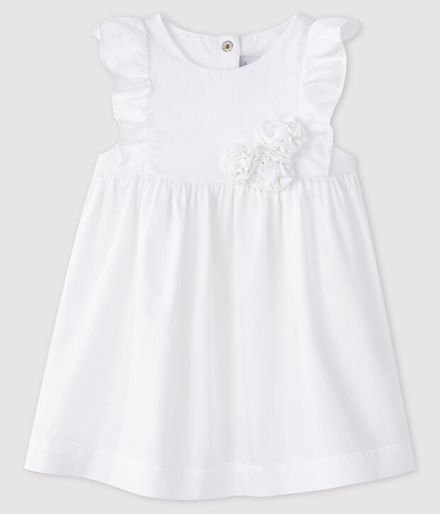 Robe de c&eacute;r&eacute;monie b&eacute;b&eacute; fille blanc