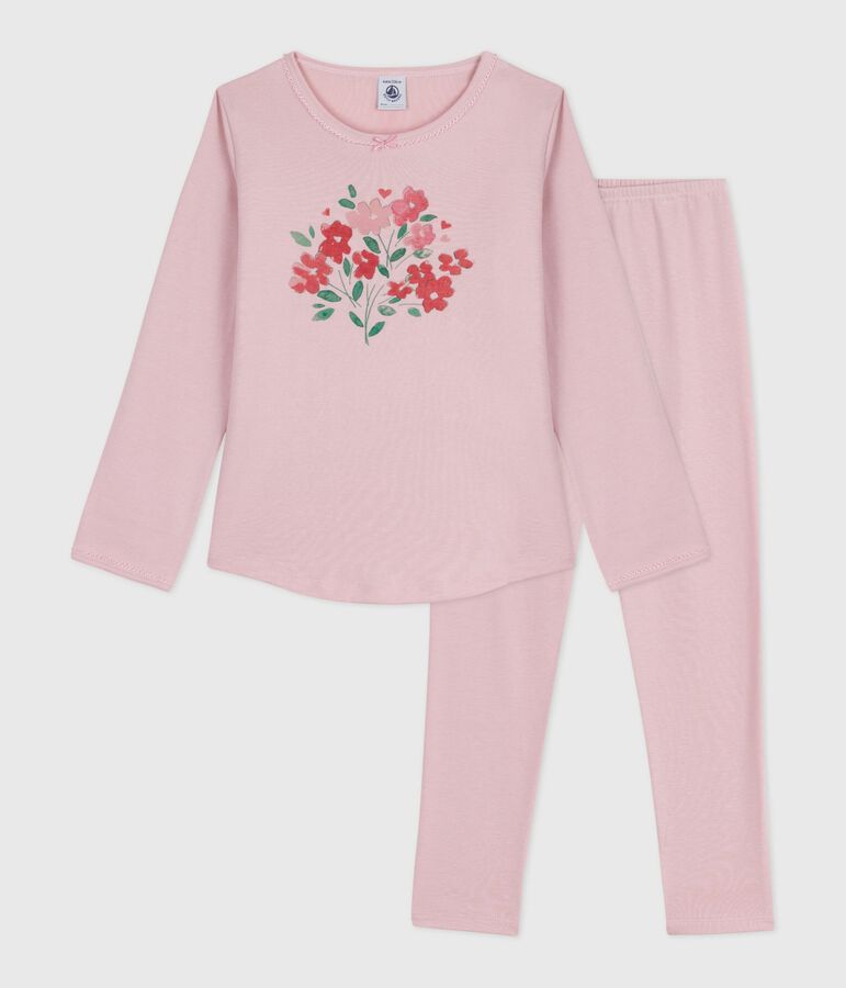 Pyjama enfant en coton rose JOLI
