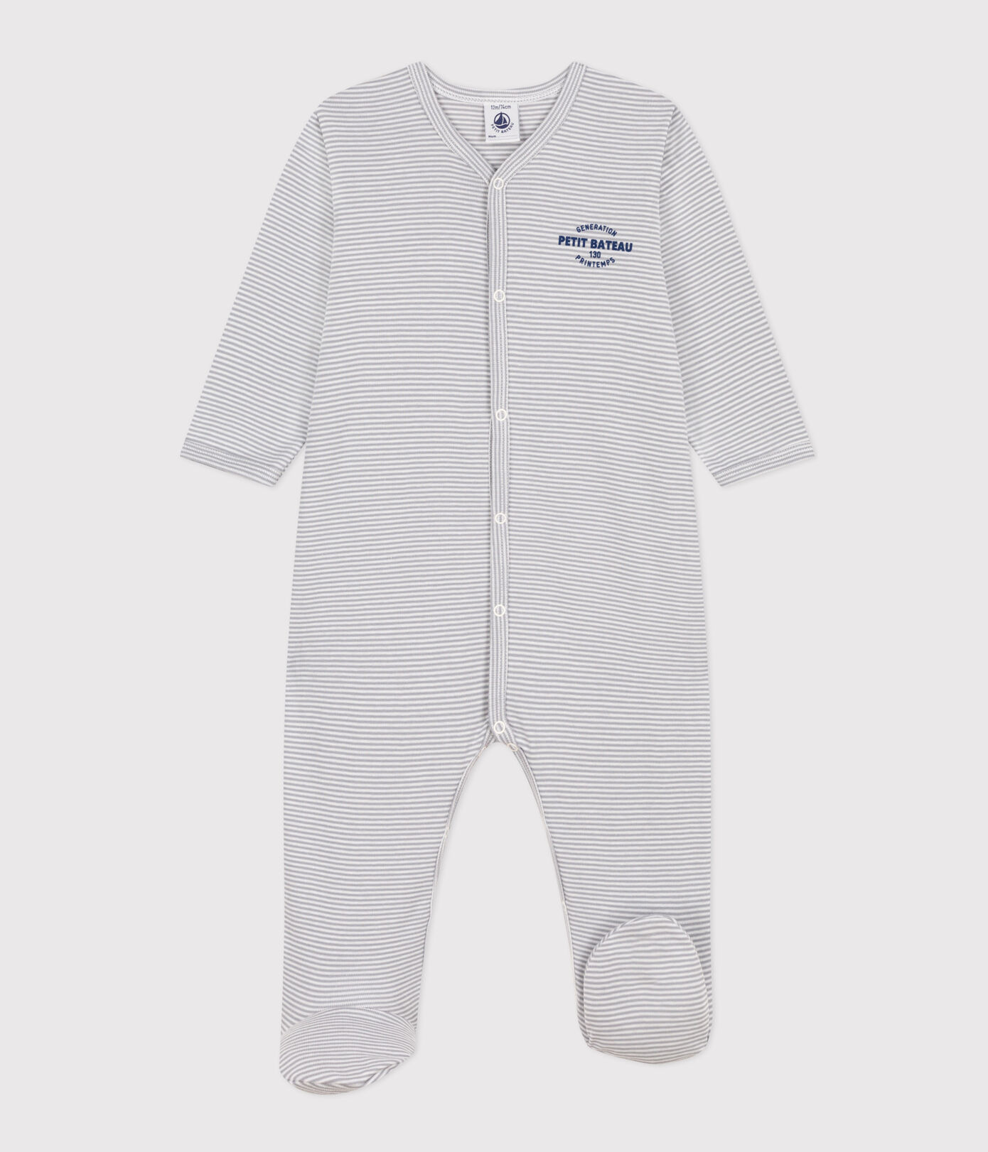 Petit Bateau Pyjama Bébé Sans Pieds Coton Imprimé Ours – Confort Extensible Et Doux