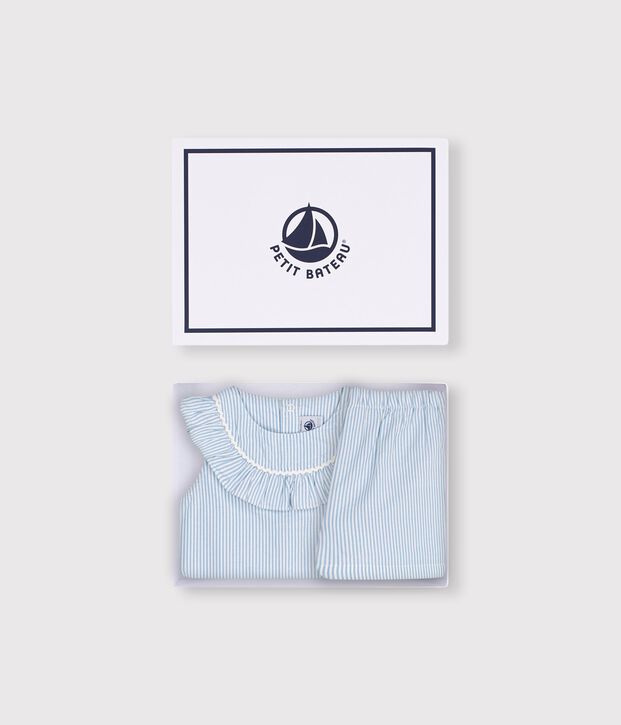 Ensemble cadeau b&eacute;b&eacute; en coton : ensemble 2 pi&egrave;ces multicouleur