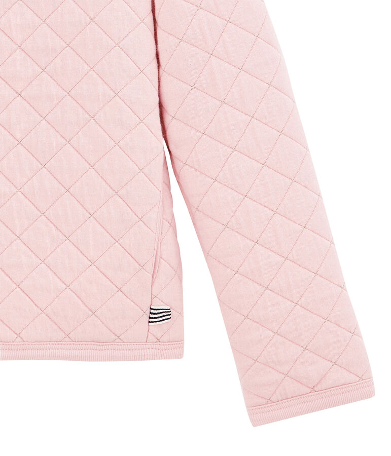 Cardigan enfant fille rose/jaune