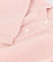 Cardigan bébé en tricot en coton rose SALINE