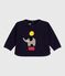 Sweatshirt bébé en coton motif éléphant SOIR