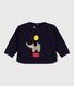 Sweatshirt bébé en coton motif éléphant