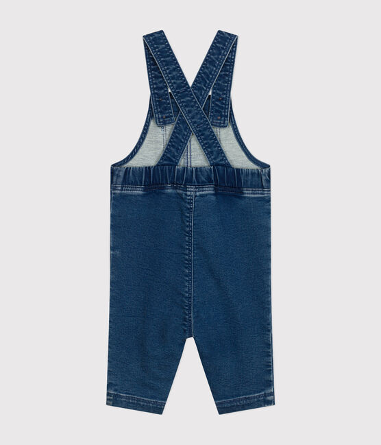 Salopette longue en denim bébé bleu BLEU DELAVE