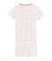 Pyjacourt petite fille coupe très ajustée blanc MARSHMALLOW/blanc MULTICO