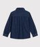 Chemise enfant en denim uni bleu