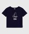Tee-shirt enfant à manches courtes imprimé SOIR