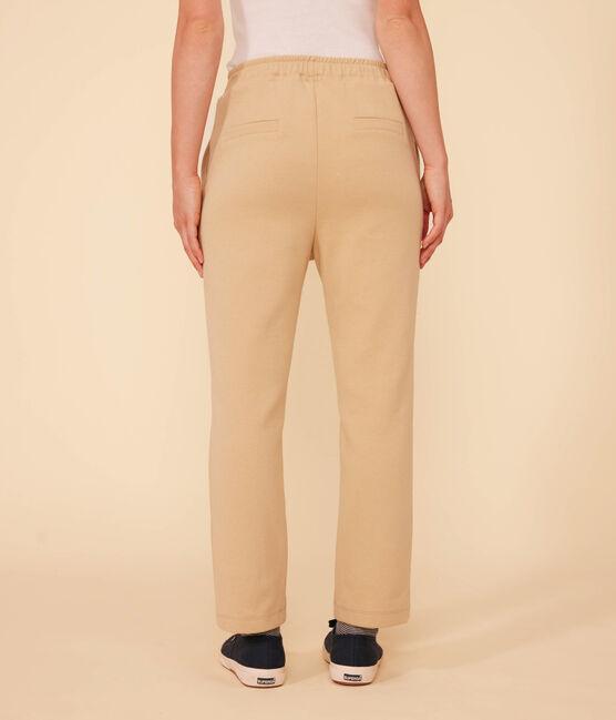 Pantalon en coton  beige FACILE