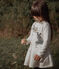 Robe enfant fille Petit Bateau x Deyrolle blanc MARSHMALLOW