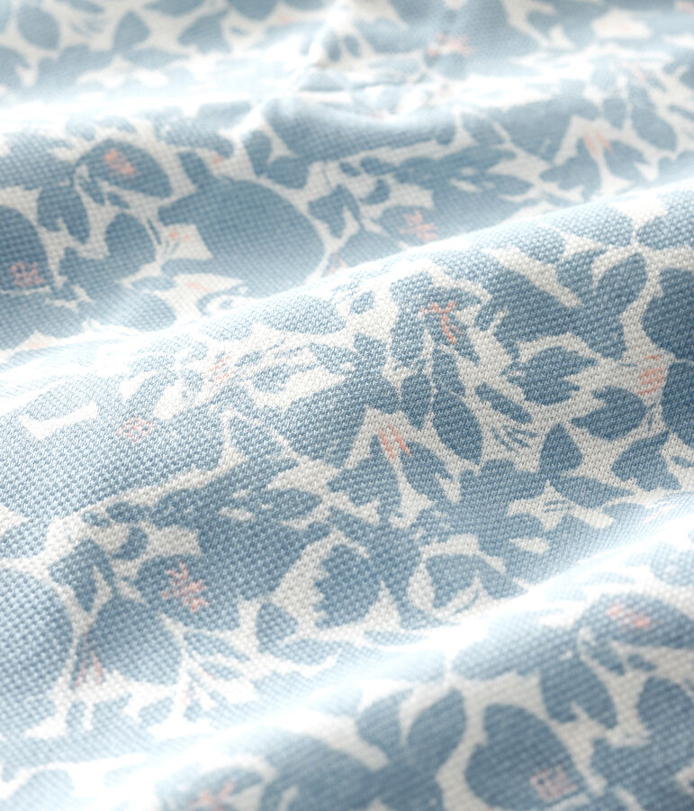 Combicourt polo b&eacute;b&eacute; gar&ccedil;on imprim&eacute; blanc MARSHMALLOW/blanc MULTICO